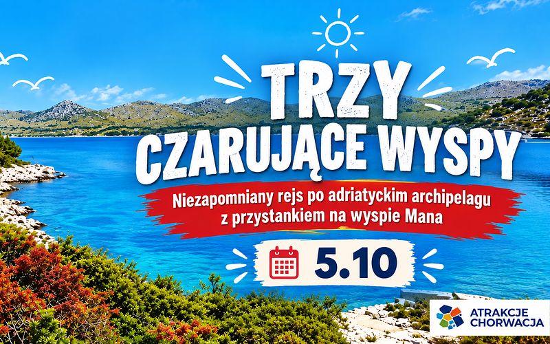 Three Charming Islands- Unforgettable Cruise Through the Adriatic Archipelago with a Stop on Mana Island