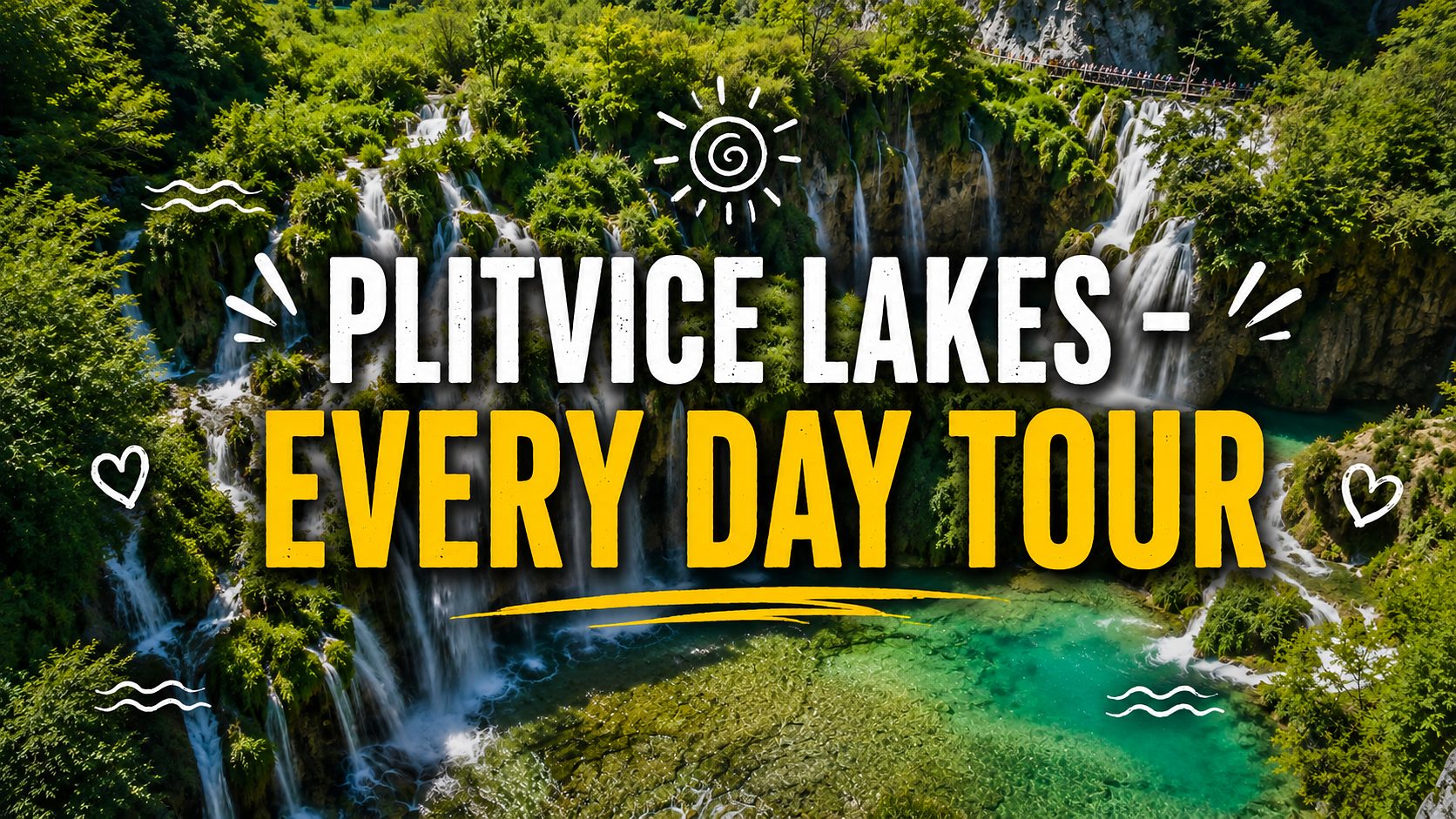 Plitvicer Seen - Ganztagesausflug mit dem Bus und Altstadt-Tour Zadar