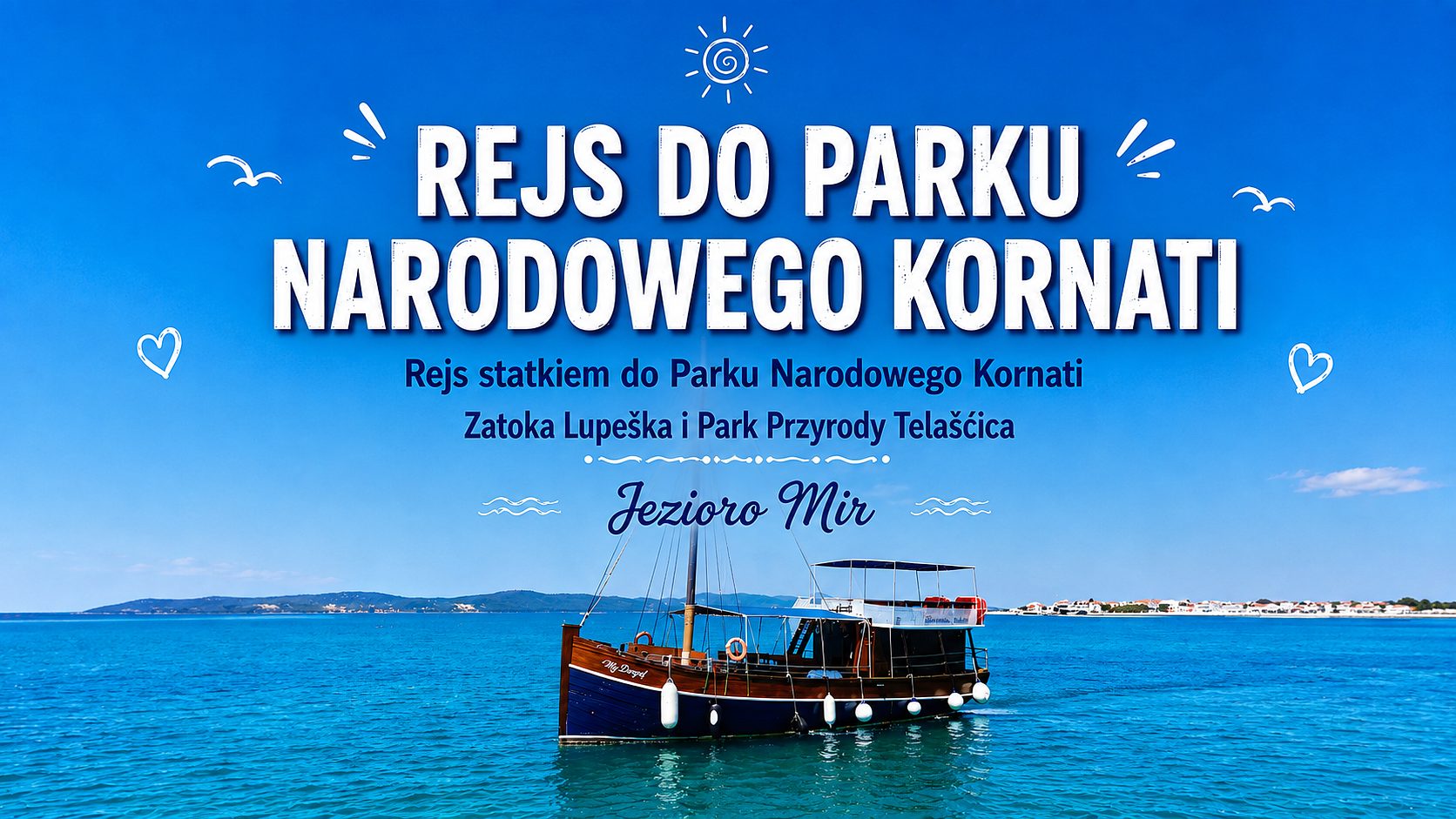 Ganztägige Bootsfahrt zur Insel Kornat (Bucht Lupeška) und zum Naturpark Telašćica (Salzsee)